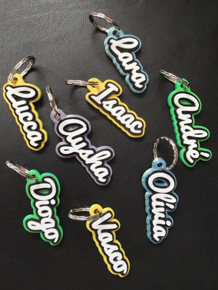 Custom Name Keychain